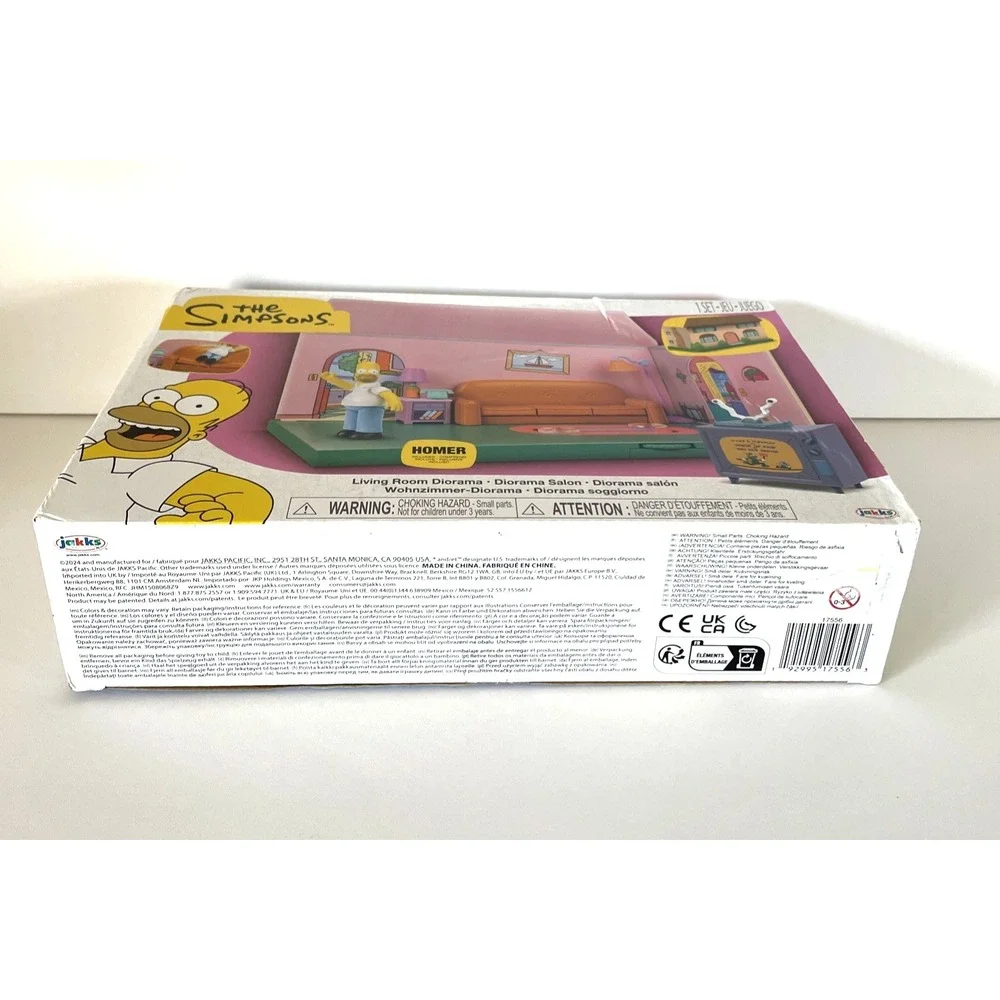 The Simpsons House Living Room Diorama Playset 2.5